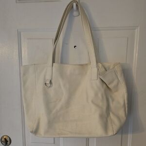 Maurizio Taiuti Elegant Cream Tote Bag